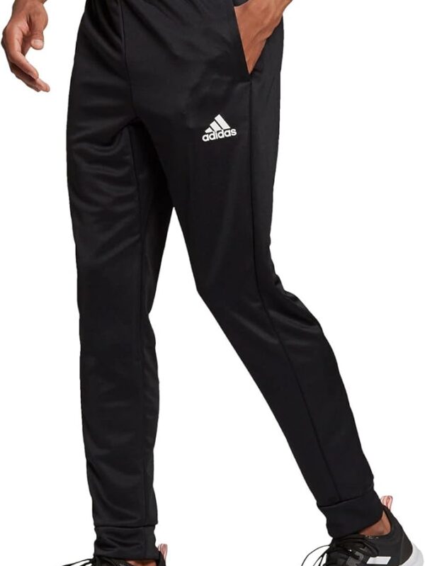 Black Adidas Tiro 21 Training Pants with white Adidas logo.