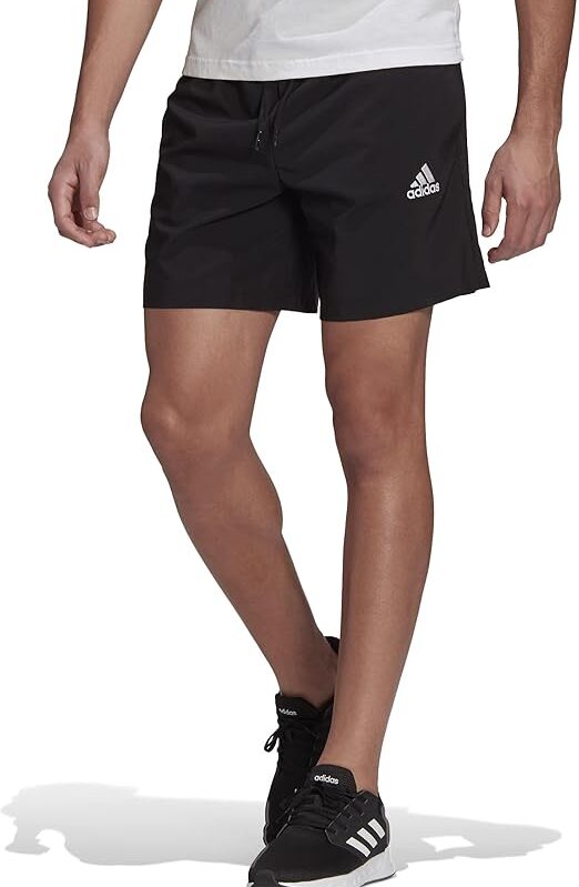 Black Adidas Chelsea FC shorts with the Adidas logo and Chelsea FC crest.