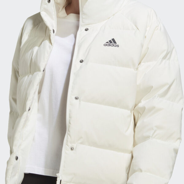 Lightweight and packable jacket with Adidas branding.