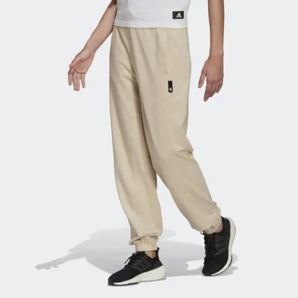 Adidas Women's Studio Lounge Summer Sweatpants in Beige
