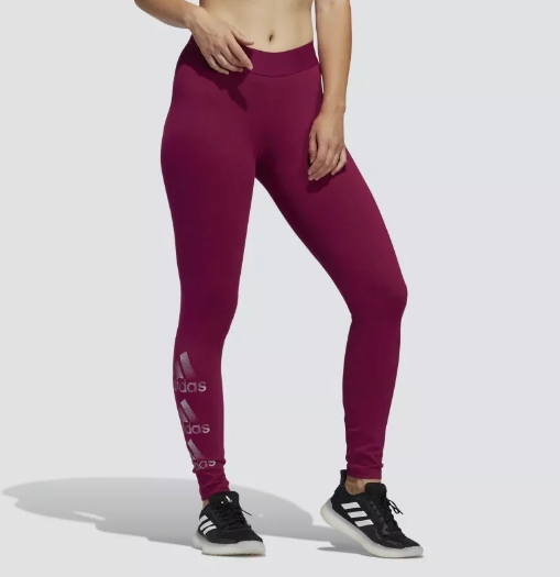 Comfortable and stylish burgundy leggings