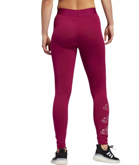 Comfortable and stylish burgundy leggings