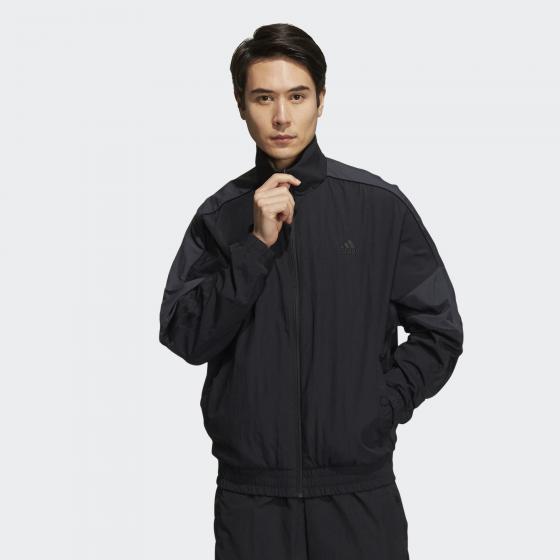 Classic Track Jacket with Full-Zip Closure