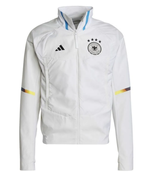 Lightweight and breathable jacket for German football fans.
