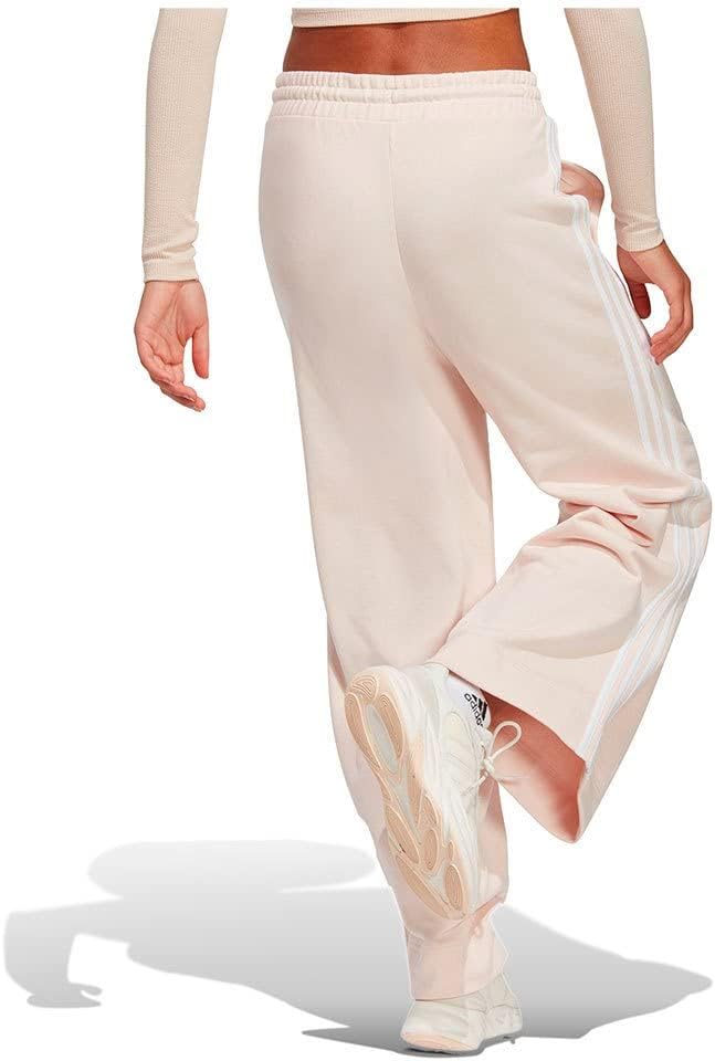 Adidas Wide Leg Fleece Pants-Adidas GB8468 - Image 4