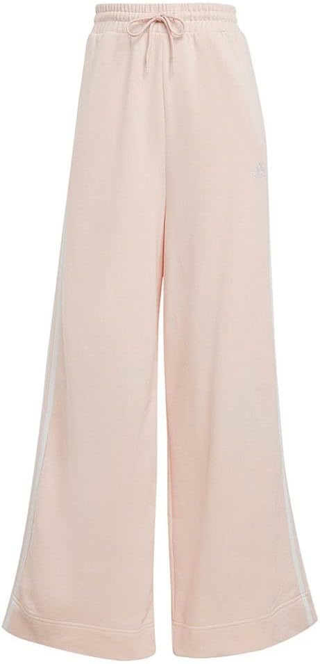 Adidas Wide Leg Fleece Pants-Adidas GB8468 - Image 2