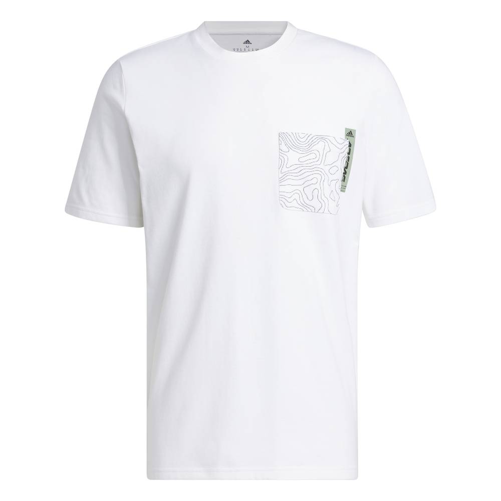 Adidas City Escape Graphic T-Shirt - Men's - White-Adidas GB9484 - Image 2