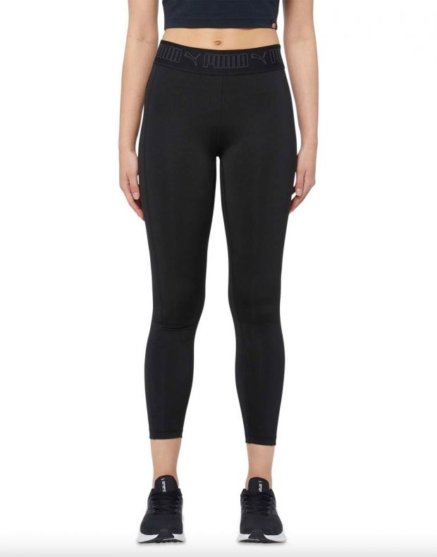 Puma ESS+ Metallic Leggings,Black women's sportswear.