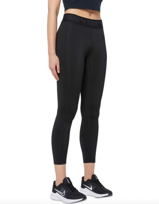 Puma ESS+ Metallic Leggings,Black women's sportswear.