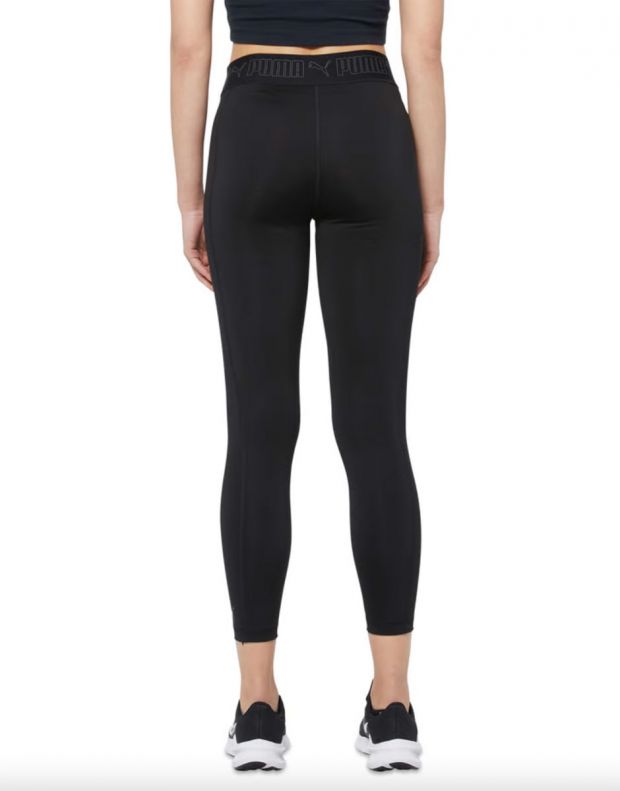 Puma ESS+ Metallic Leggings,Black women's sportswear.