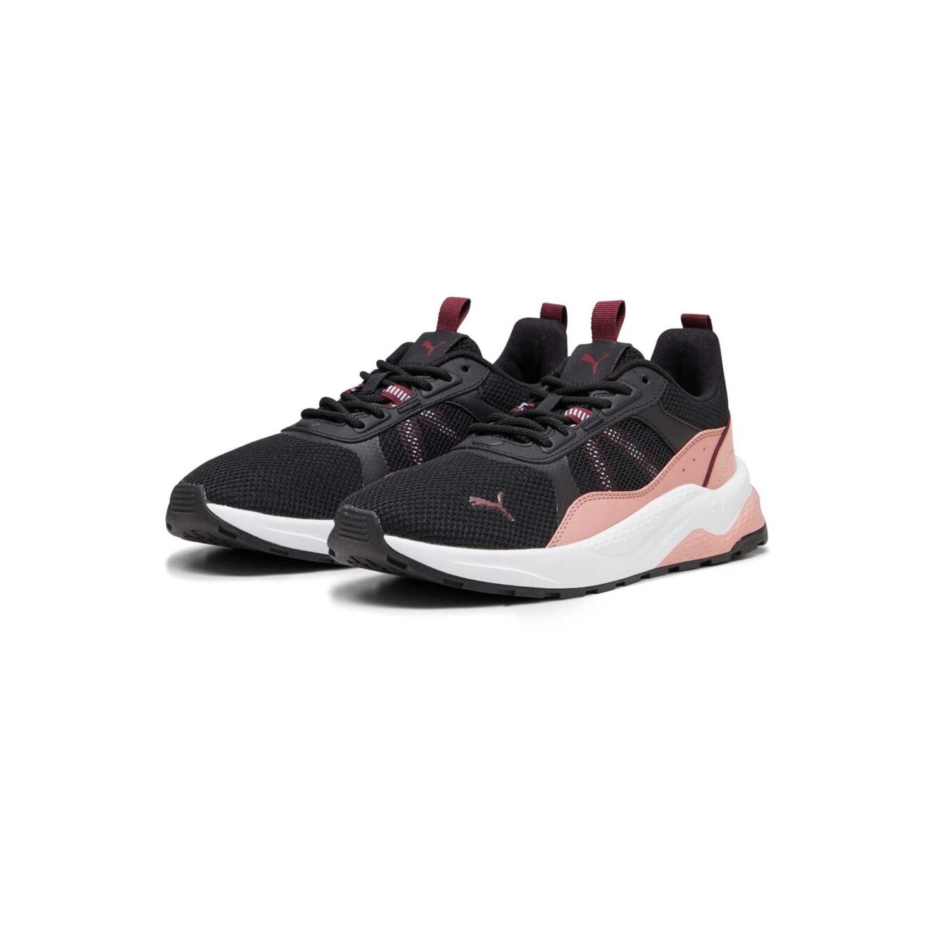 Black and rose Puma Anzarun 2.0 women's running shoes