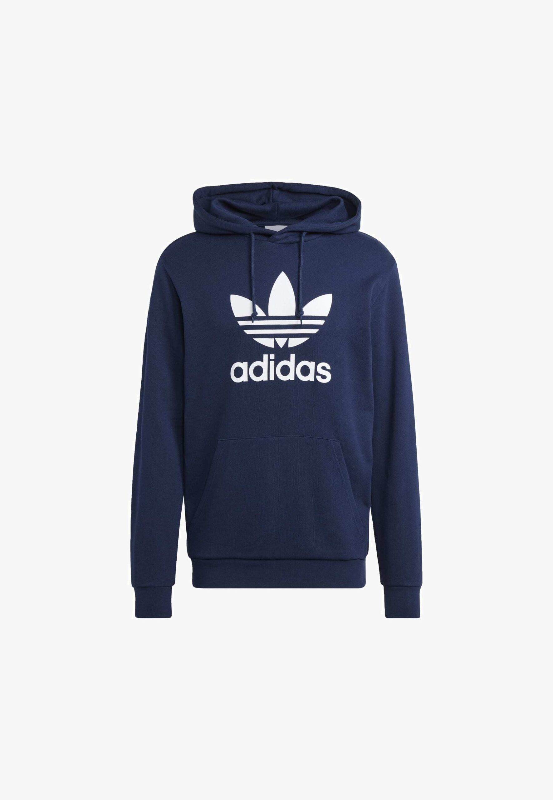 Adidas Originals Adicolor Classics Trefoil Hoodie Navy Blue-Adidas GB8200 - Image 2