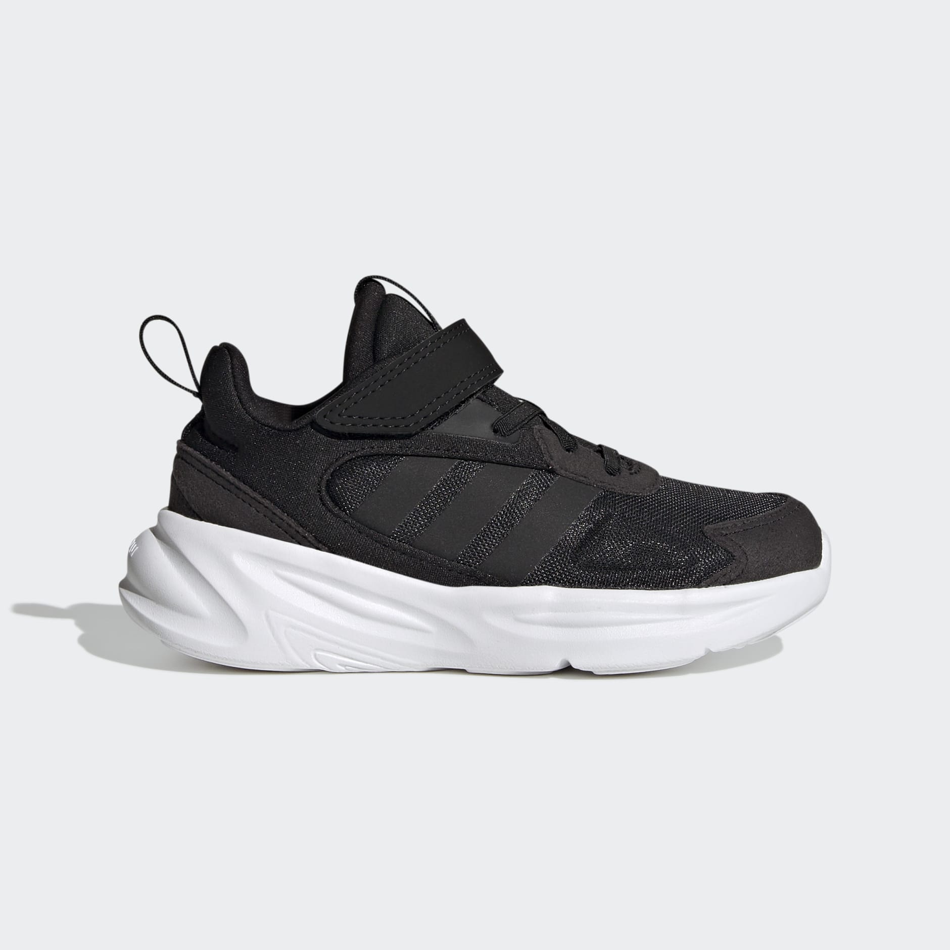 Adidas Ozelle Kids El Running Shoes - Black/White-Adidas GW1560