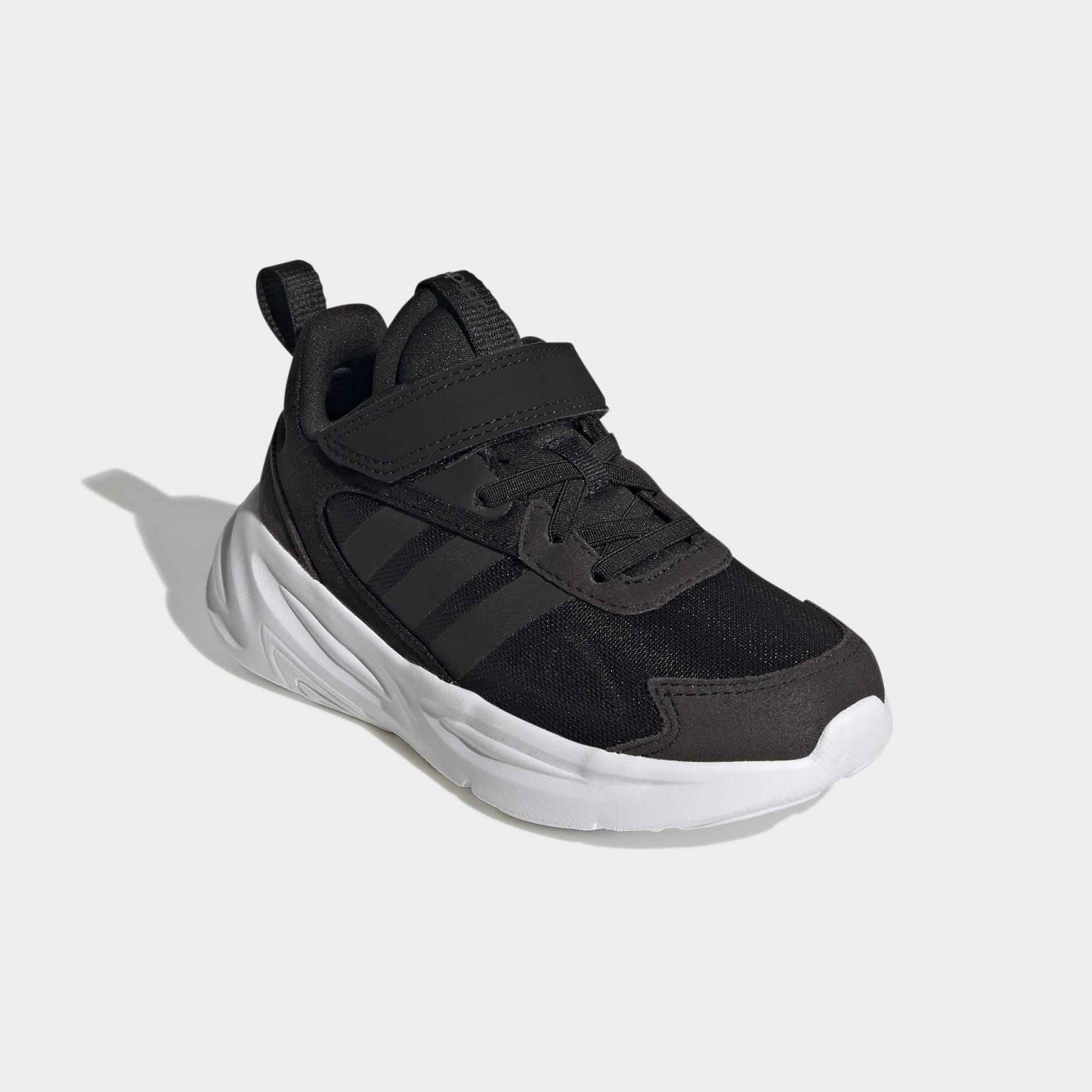 Adidas Ozelle Kids El Running Shoes - Black/White-Adidas GW1560 - Image 4