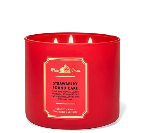 Bath & Body Works Strawberry Pound Cake Candle