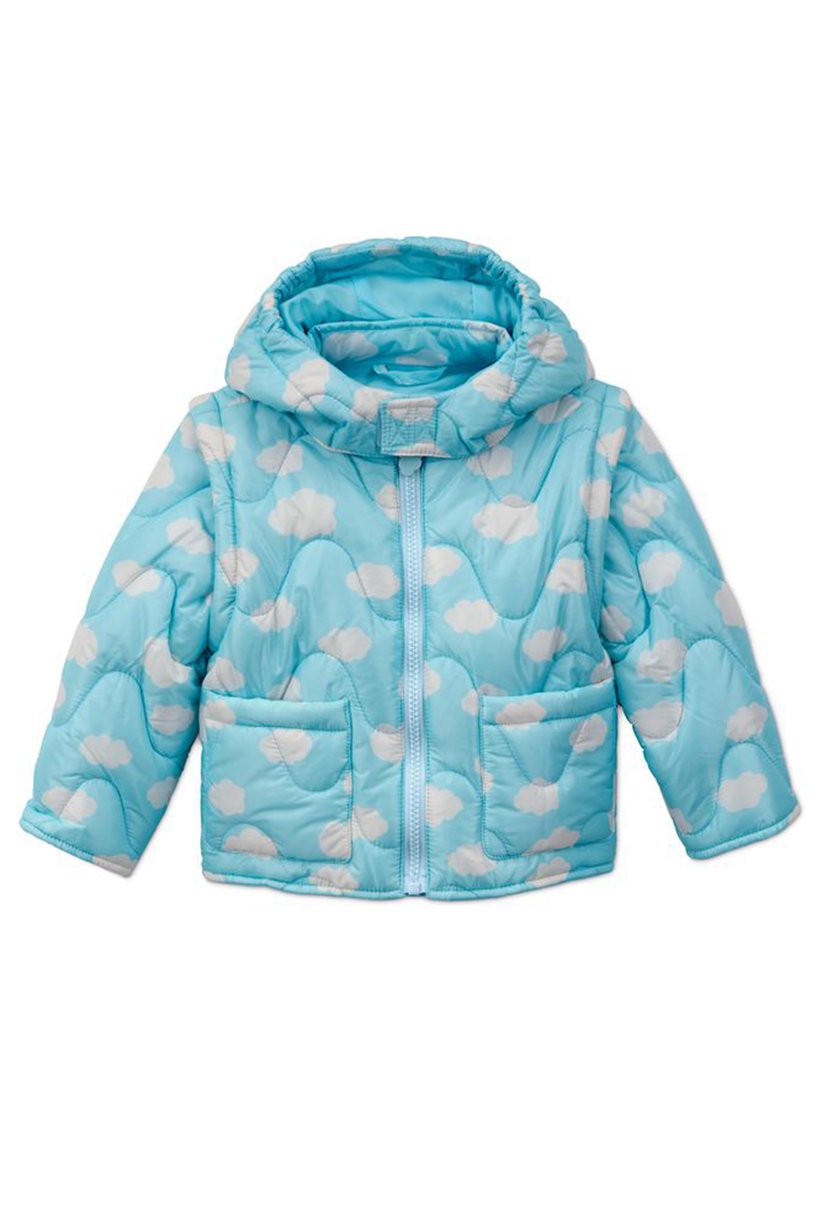 Tchibo Cloud Print Hooded Puffer Jacket-Tchibo 159240 - Image 2