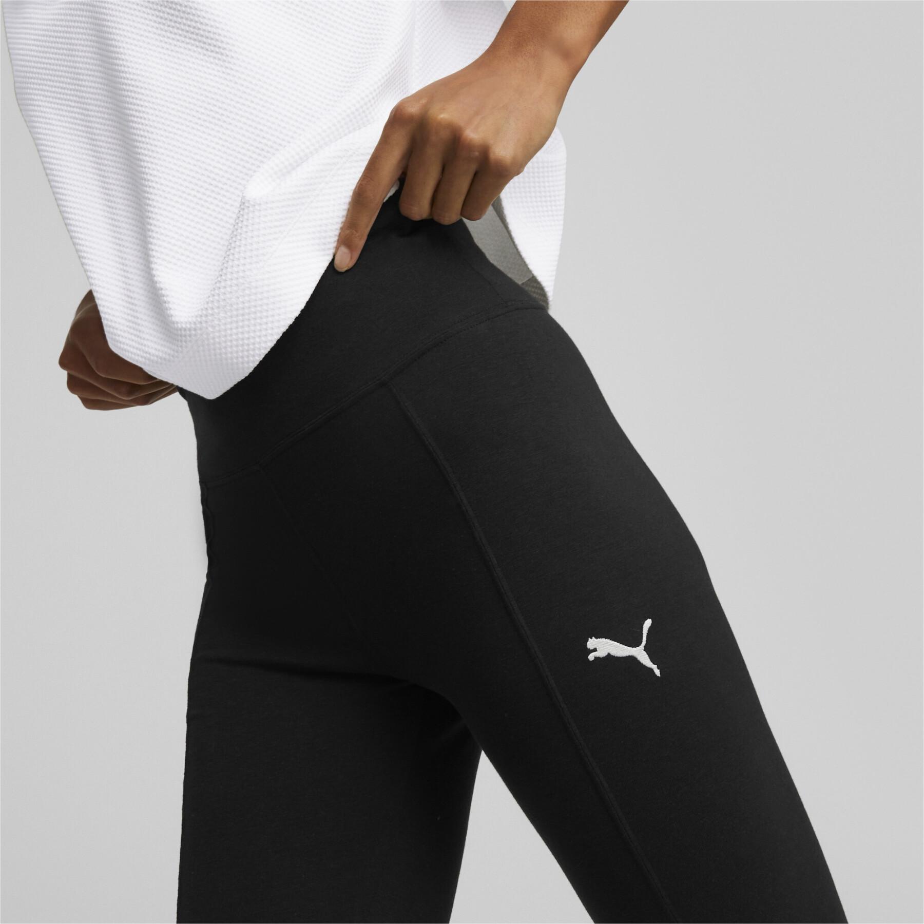 Puma Women's Fit Eversculpt Logo High Waisted 7/8 Tights-Puma 674230-01 - Image 3