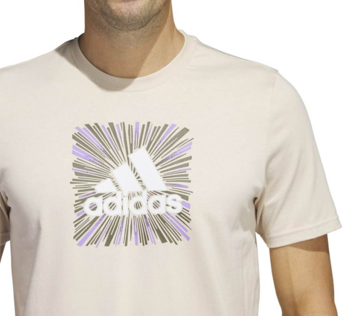 Adidas Sport Optimist Sun Logo T-Shirt-Adidas IC7788 - Image 5