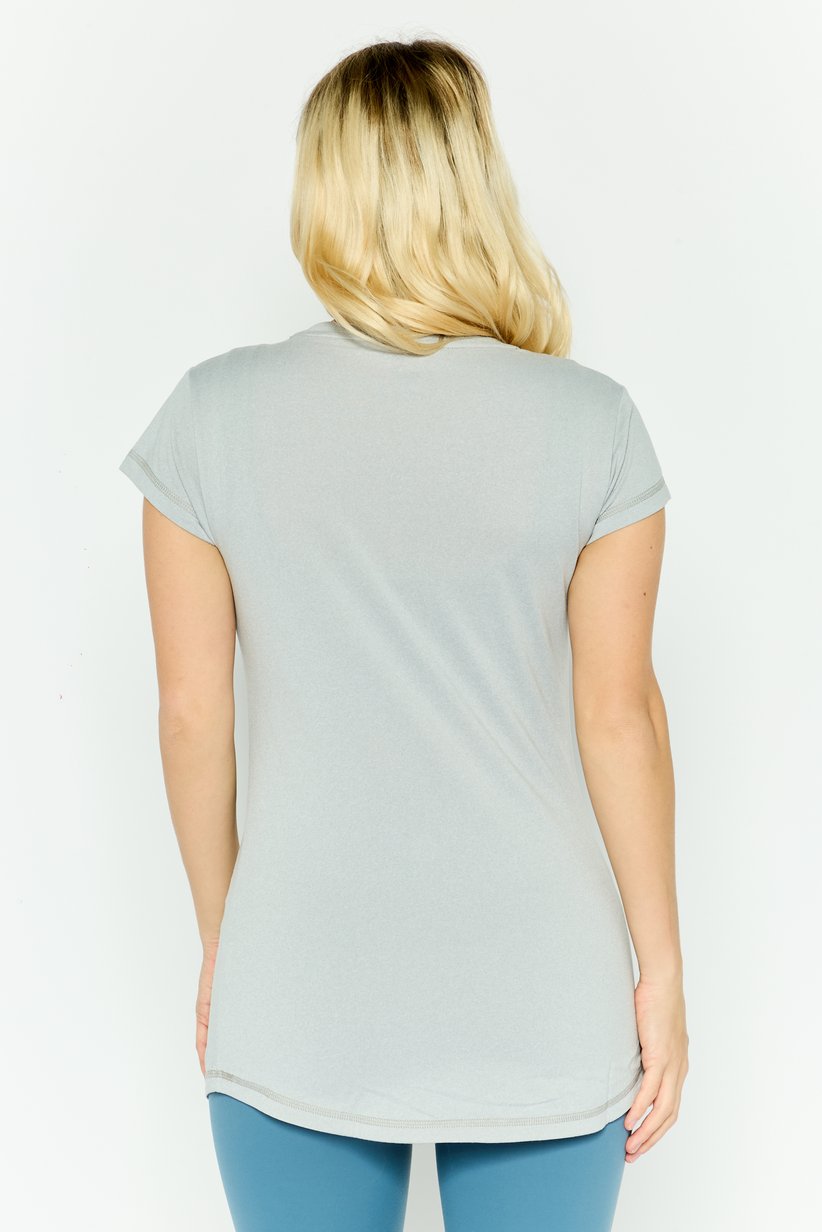 Puma Women's Active Logo Heather Tee-Puma 853806-04 - Image 4