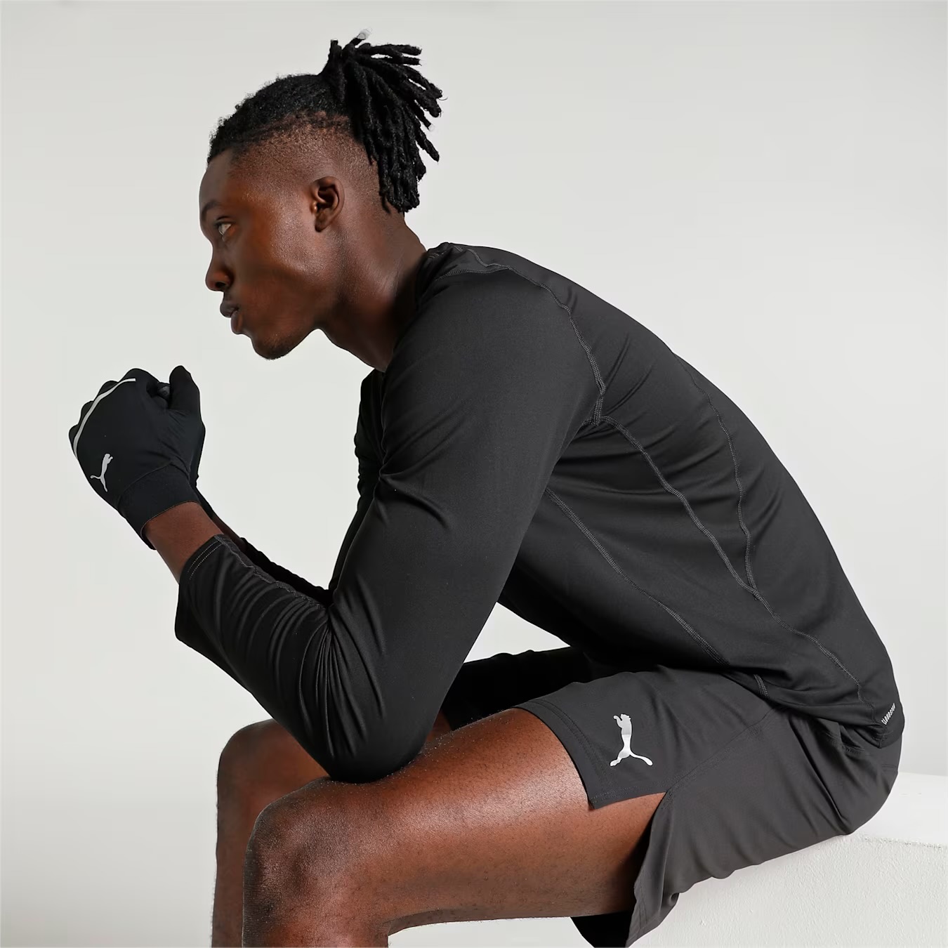 Puma Men's Long-Sleeve Running Top-Puma 524040-01 - Image 2