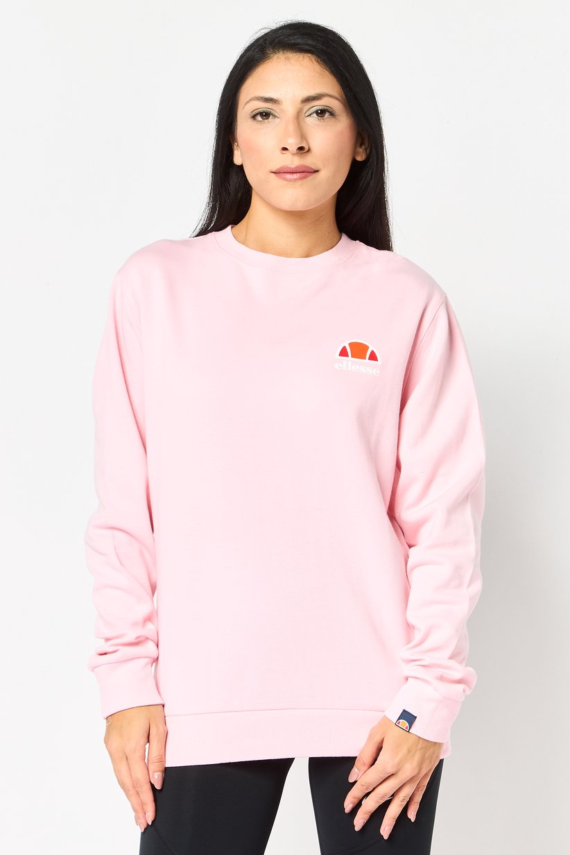 Ellesse Women’s Heritage Pink Crewneck Sweatshirt-Ellesse SGC07462