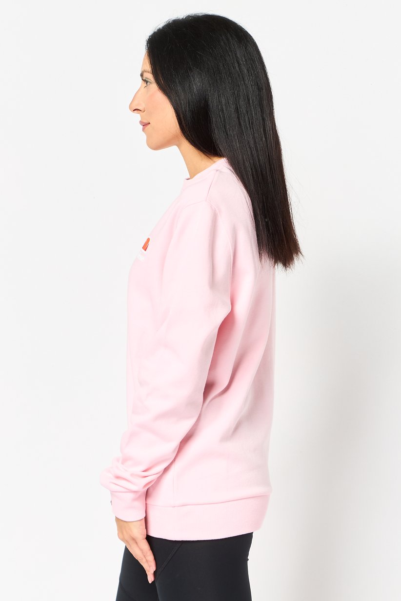 Ellesse Women’s Heritage Pink Crewneck Sweatshirt-Ellesse SGC07462 - Image 3