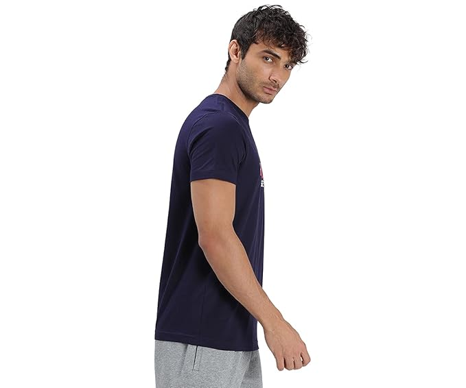 PUMA Men's Navy Blue Graphic T-Shirt-Puma 67001902 - Image 3