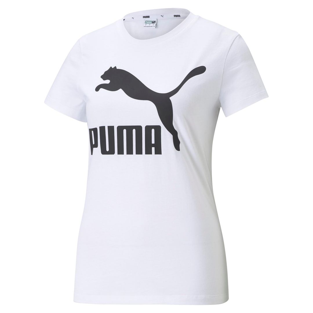 PUMA Classics Women's Logo T-Shirt-Puma 53007602 - Image 5