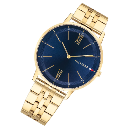 Tommy Hilfiger Blake Gold-Tone Blue Dial Men's Watch-Tommy Hilfiger 1791513 - Image 2