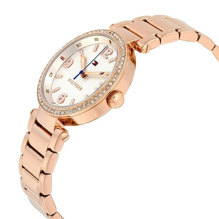 Tommy Hilfiger Women's Rose Gold-Tone Crystal Watch-Tommy Hilfiger 1781590 - Image 3