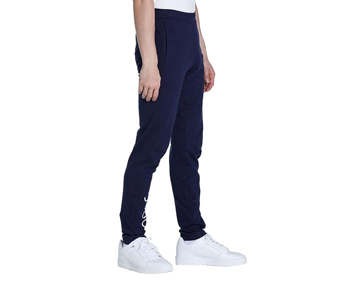 PUMA Men's Navy Blue Track Pants with Graphic-Puma 848355-98 - Image 3