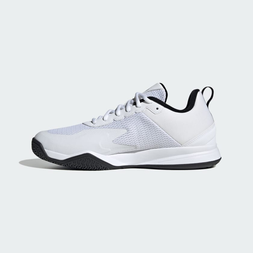 Adidas Court Flash Speed Tennis Shoes - Cloud White/Core Black-Adidas IF0429 - Image 6