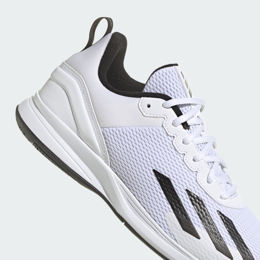 Adidas Court Flash Speed Tennis Shoes - Cloud White/Core Black-Adidas IF0429 - Image 7