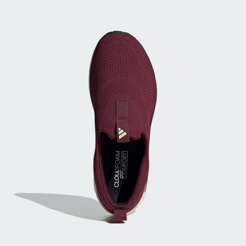 Adidas Cloudfoam Go Lounger Slip-On Shoes - Shadow Maroon / Wonder White-Adidas ID4022 - Image 7