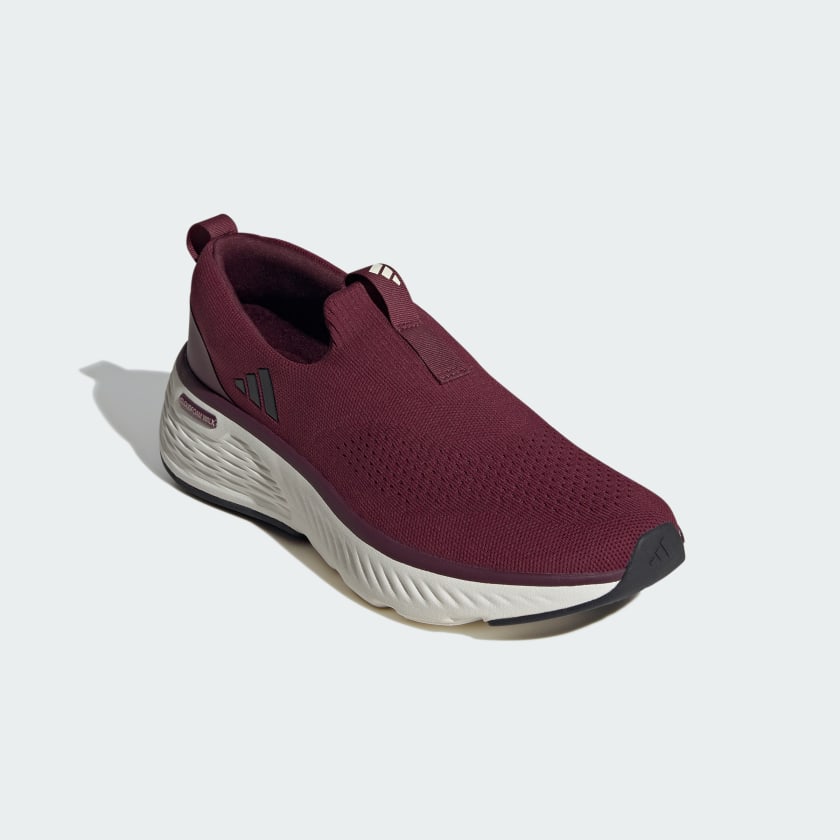 Adidas Cloudfoam Go Lounger Slip-On Shoes - Shadow Maroon / Wonder White-Adidas ID4022 - Image 4