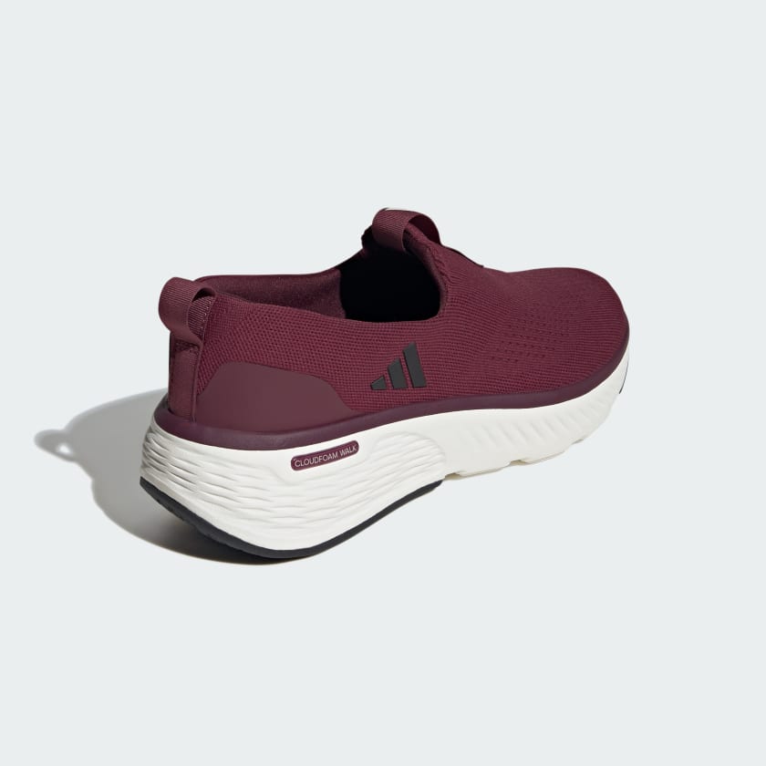 Adidas Cloudfoam Go Lounger Slip-On Shoes - Shadow Maroon / Wonder White-Adidas ID4022 - Image 3