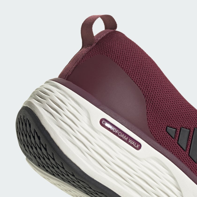 Adidas Cloudfoam Go Lounger Slip-On Shoes - Shadow Maroon / Wonder White-Adidas ID4022 - Image 5