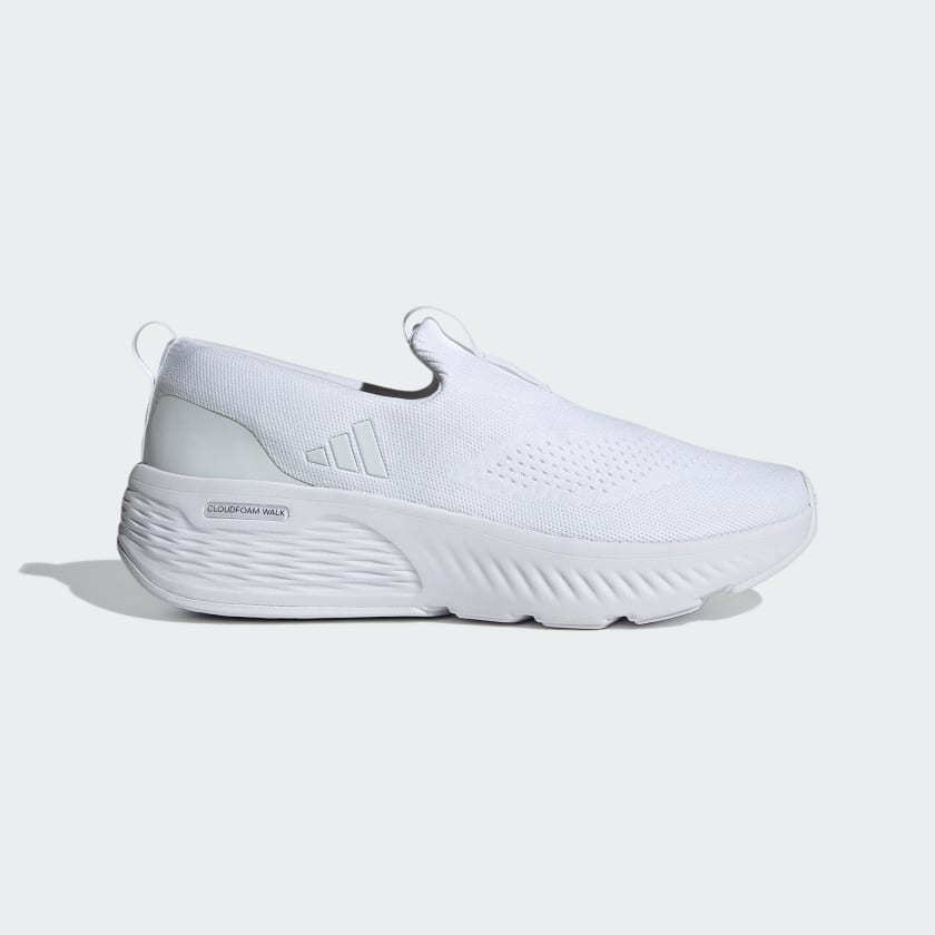 Adidas Cloudfoam Go Lounger Slip-On Shoes - Clean White-Adidas JH7221