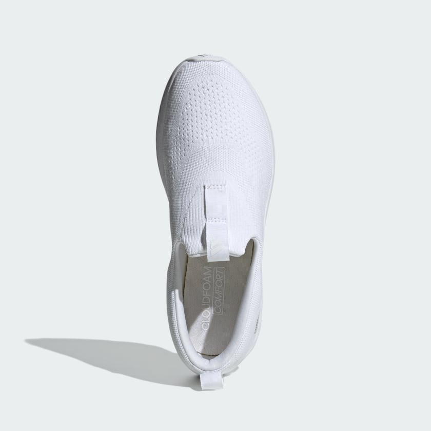 Adidas Cloudfoam Go Lounger Slip-On Shoes - Clean White-Adidas JH7221 - Image 7
