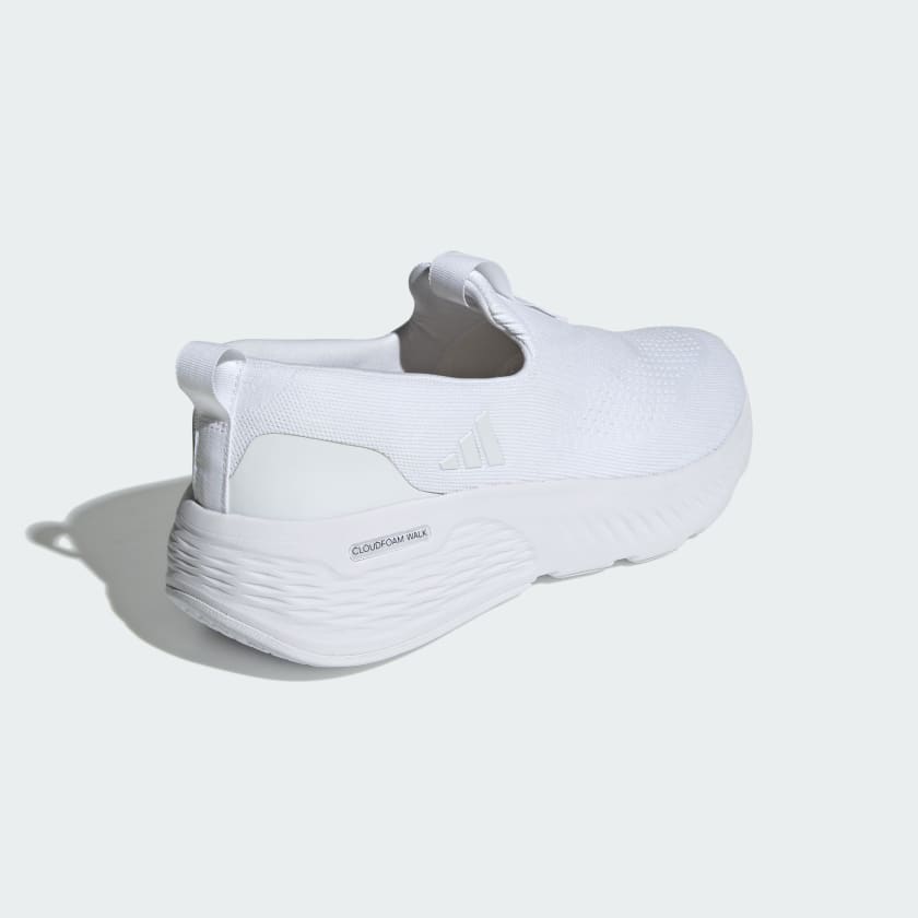Adidas Cloudfoam Go Lounger Slip-On Shoes - Clean White-Adidas JH7221 - Image 4