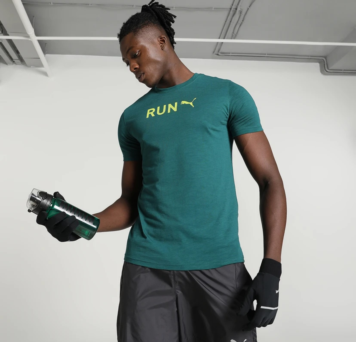 PUMA Typography Men's Round Neck T-Shirt-Puma 524202-43