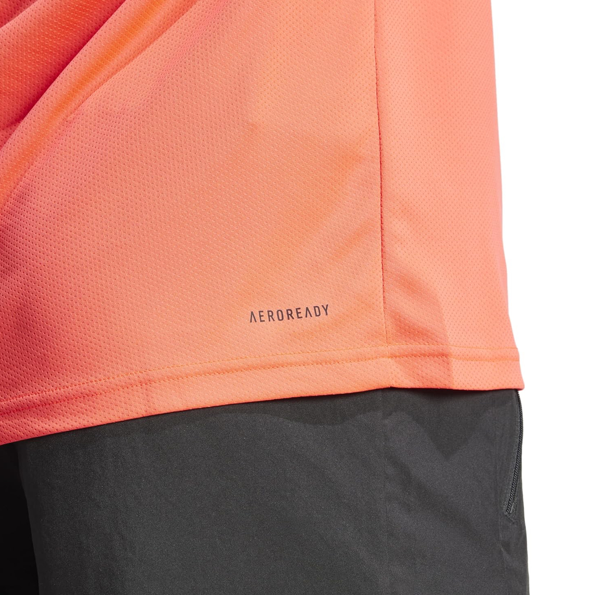 Adidas Men's Orange Ombre Performance T-Shirt-Adidas GB9425 - Image 4