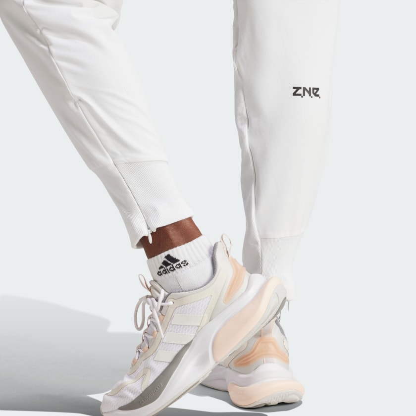 Adidas Women's White Athletic Pants-Adidas IS1874 - Image 5