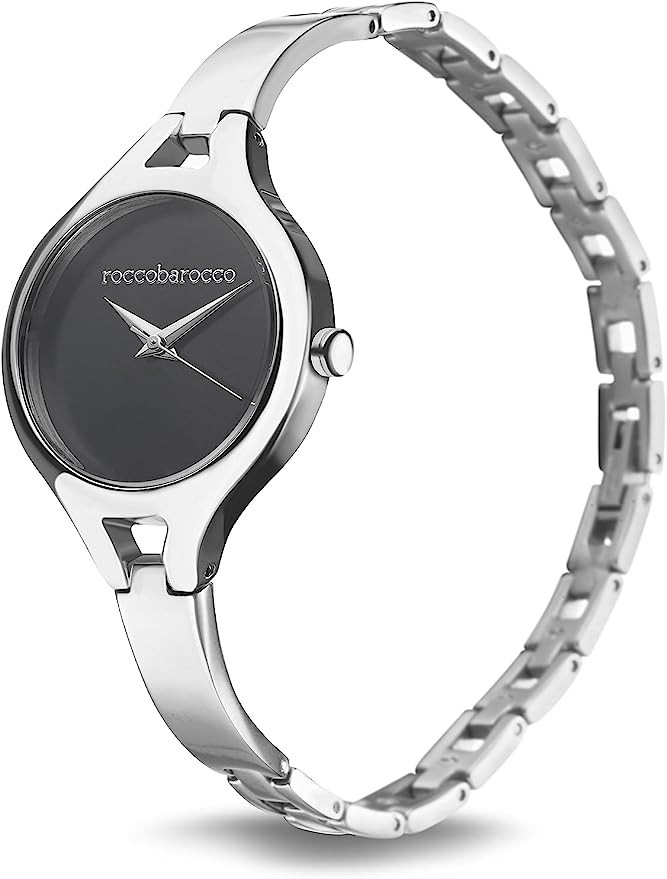Roccobarocco Women's Quartz Watch with Silver-Tone Bracelet-RoccoBarocco RB2216S-02M - Image 2