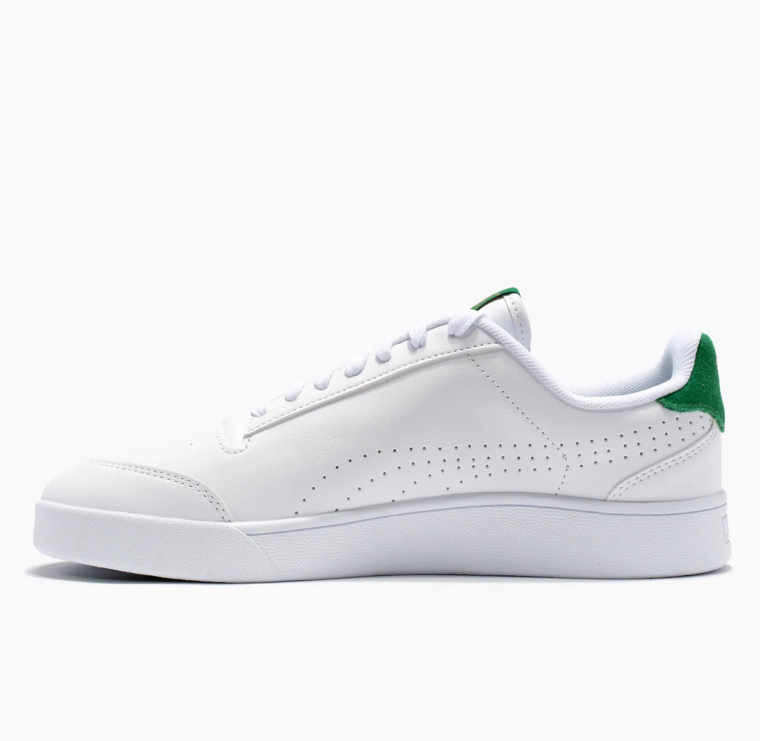 PUMA Serve Pro Lite Men's Sneakers in White with Green Heel Accent-Puma380150-09 - Image 2