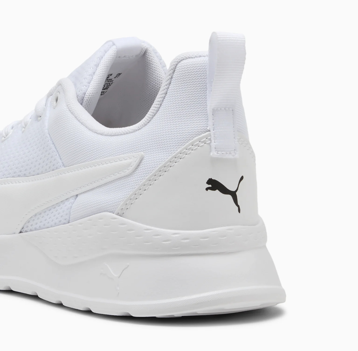 PUMA Anzarun Lite Women's Trainers in All White-Puma 371128-03 - Image 4