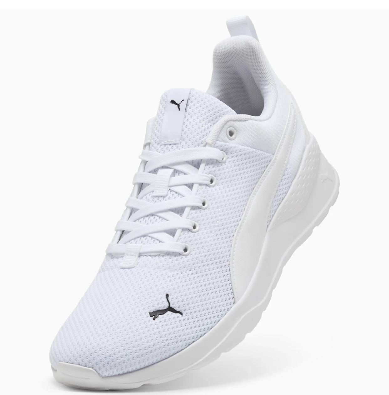 PUMA Anzarun Lite Women's Trainers in All White-Puma 371128-03 - Image 5