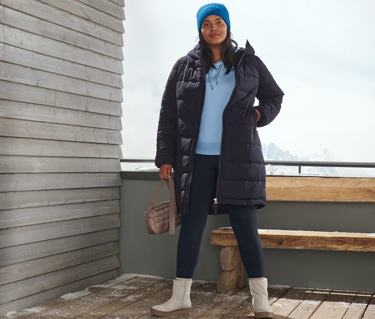 Tchibo Women’s Longline Quilted Parka-Tchibo 172692 - Image 2