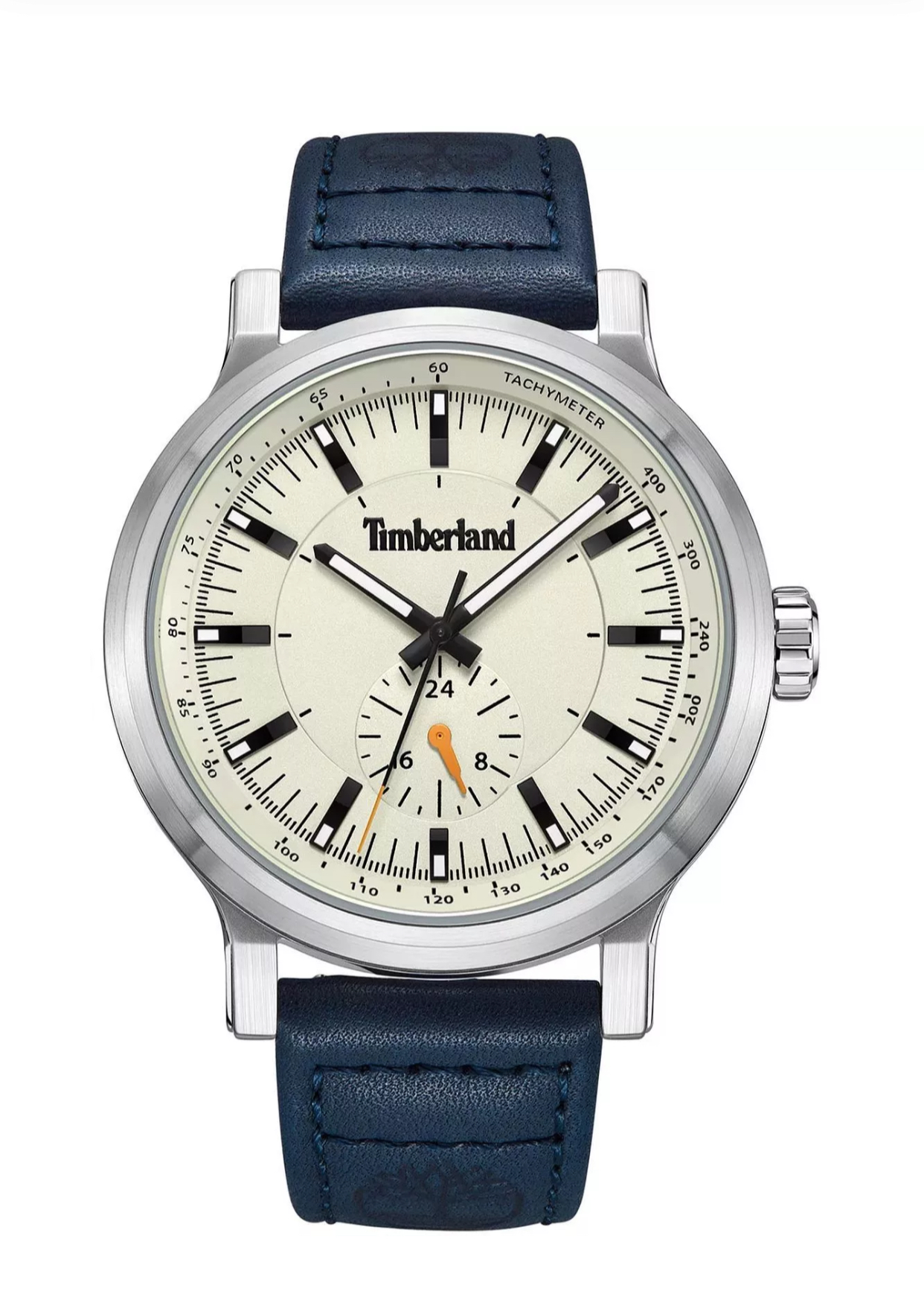 Timberland Men's White Dial Watch with Blue Braided Strap-Timberland TDWGF2231005