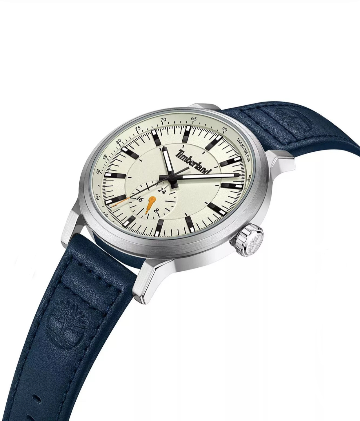 Timberland Men's White Dial Watch with Blue Braided Strap-Timberland TDWGF2231005 - Image 2